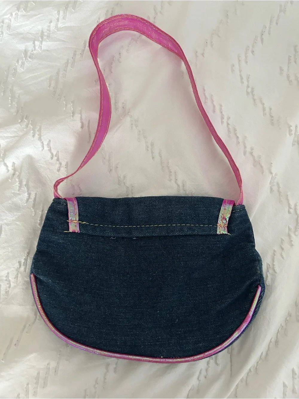 Vintage Dora The Explorer With Boots Denim Purse For Girls 2010 Nickelodeon VTG